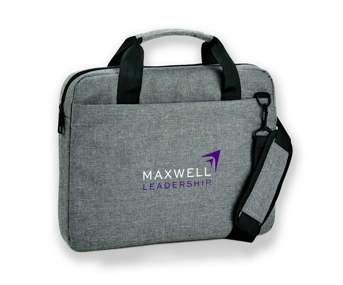Geanta laptop personalizata Maxwell Leadership